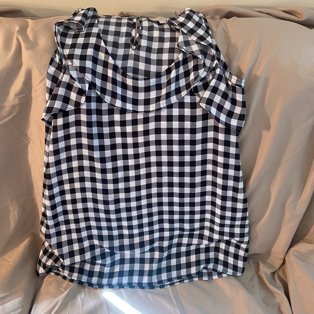 Checkered blouse